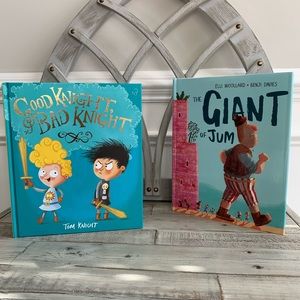 2 New Hardcover Books Inspiring  for Kids Children  Colorful Illustration